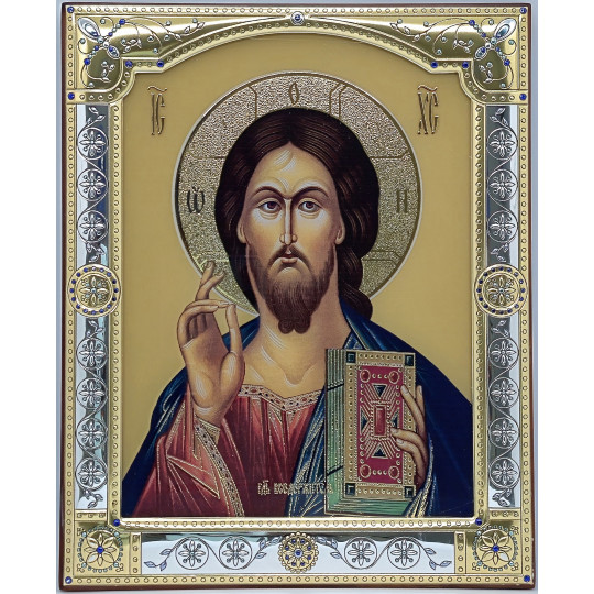 Ікона срібна Спаситель