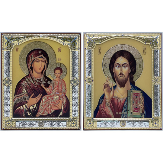 Ікона срібна Вінчальна пара