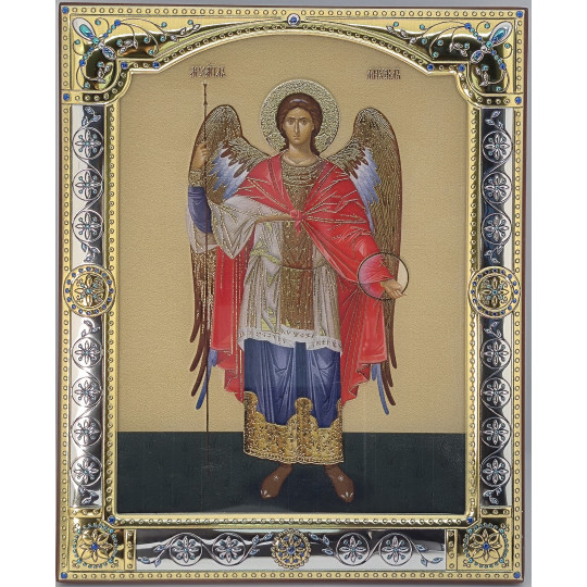 Ікона срібна Архангел Михаїл