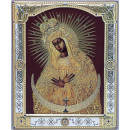 Ікона срібна Остробрамська Богородиця в ризі