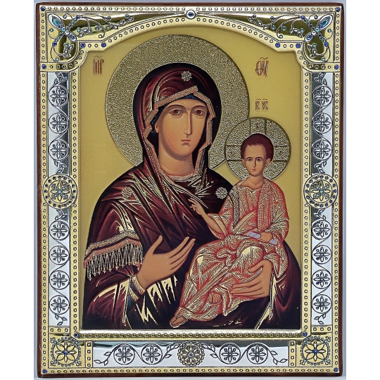 Ікона срібна Богородиця Одигітрія
