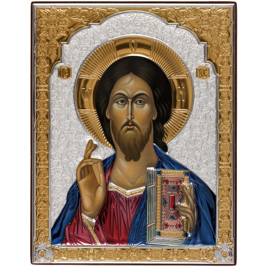 Ікона срібна Спаситель