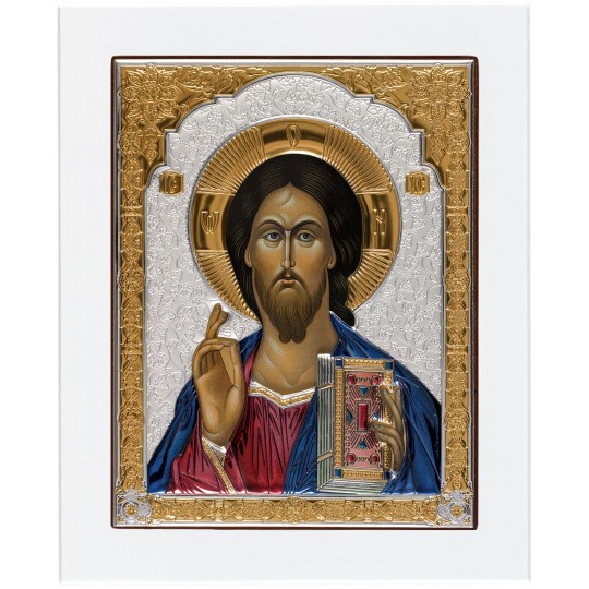 Ікона срібна Спаситель