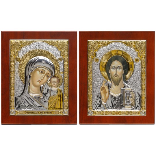 Ікона срібна Вінчальна пара