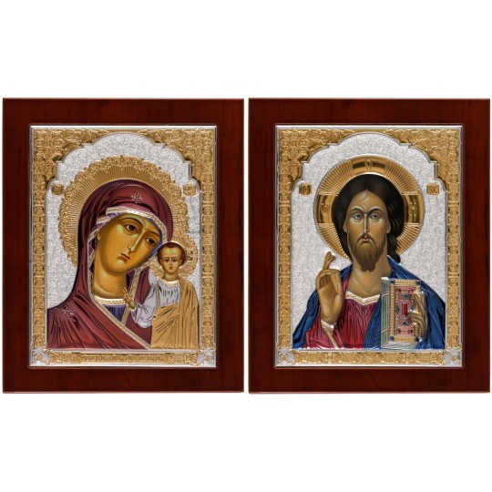 Ікона срібна Вінчальна пара