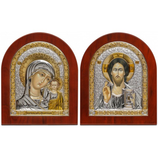 Ікона срібна Вінчальна пара