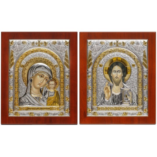 Ікона срібна Вінчальна пара