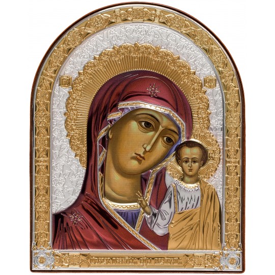 Ікона срібна Казанська Богородиця