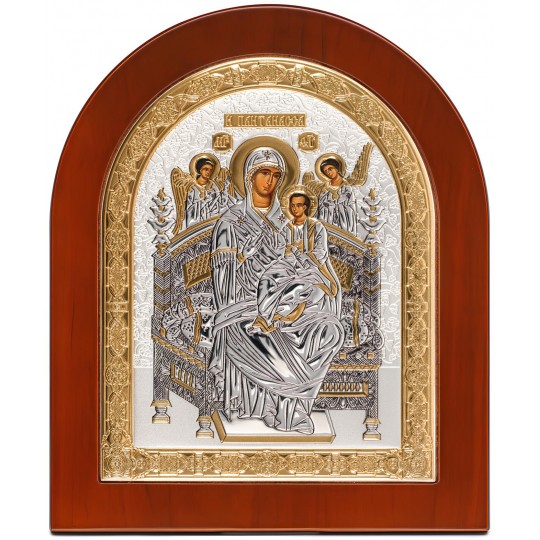 Ікона срібна Всецариця(Пантанасса)