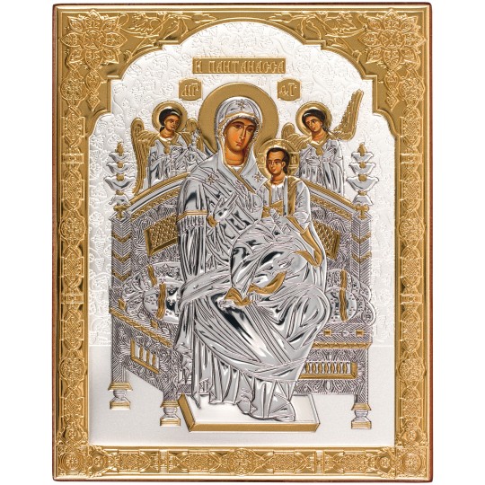 Ікона срібна Всецариця(Пантанасса)