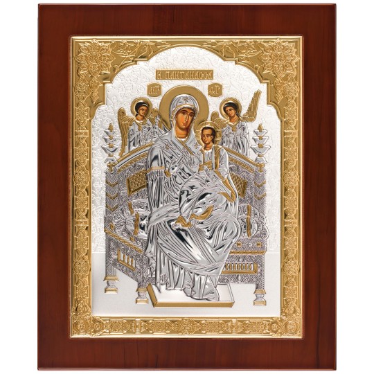 Ікона срібна Всецариця(Пантанасса)