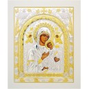 Ікона срібна Неустанної Помочі(Страсна) Богородиця