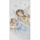 Ікона срібна Ангел(голубий)