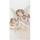 Ікона срібна Ангел(рожевий)