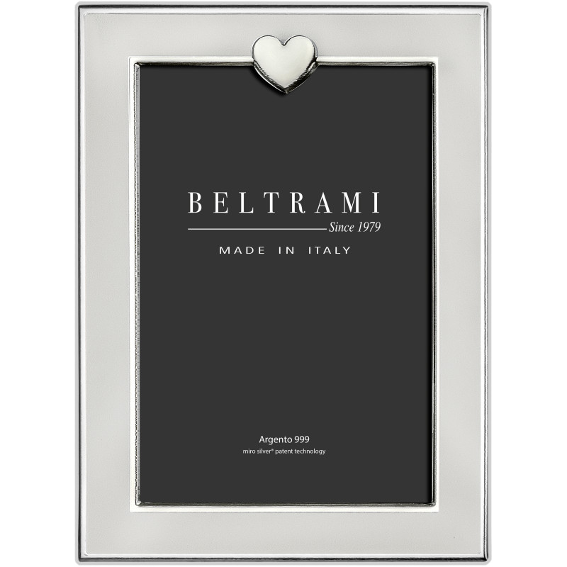 Фоторамка срібна Heart