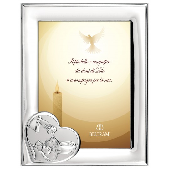 Фоторамка срібна Portafoto