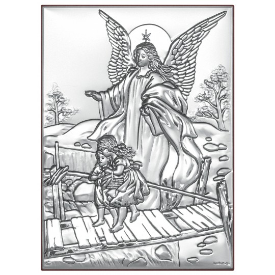 Ікона срібна Ангел Охоронець