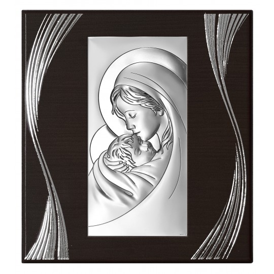 Ікона срібна Богородиця з немовлям