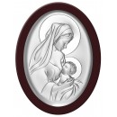 Ікона срібна Богородиця “Годувальниця”