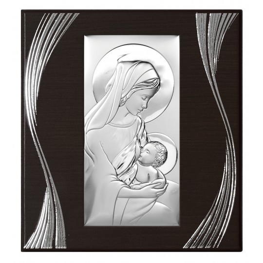 Ікона срібна Богородиця “Годувальниця”