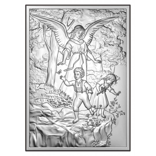 Ікона срібна Ангел Охоронець