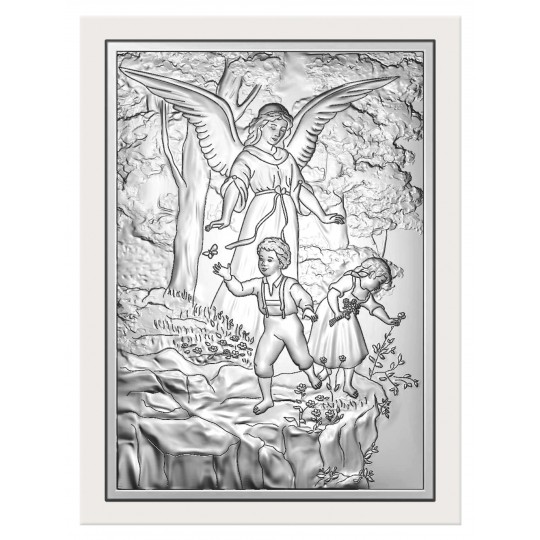 Ікона срібна Ангел Охоронець