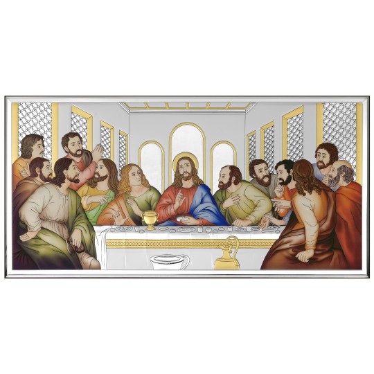 Ікона срібна Тайна Вечеря