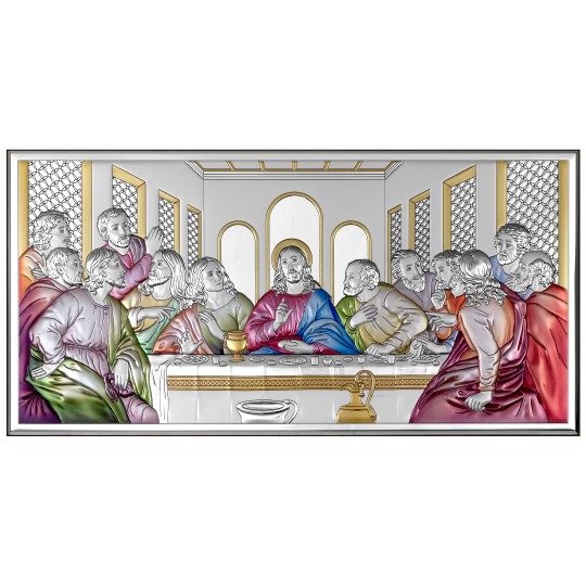 Ікона срібна Тайна Вечеря