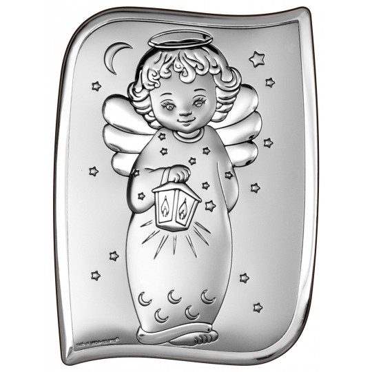 Ікона срібна Янголятко