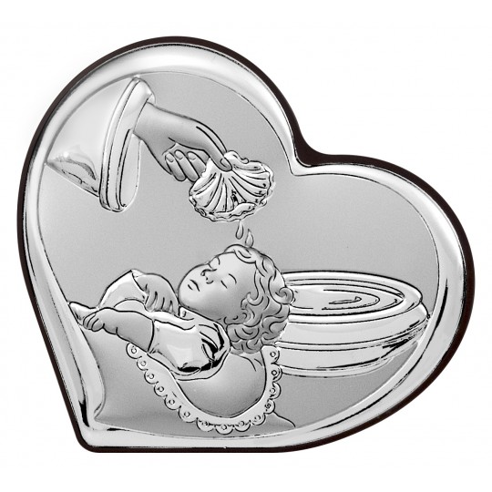 Ікона срібна Таїнство Хрещення