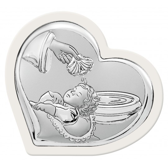 Ікона срібна Таїнство Хрещення