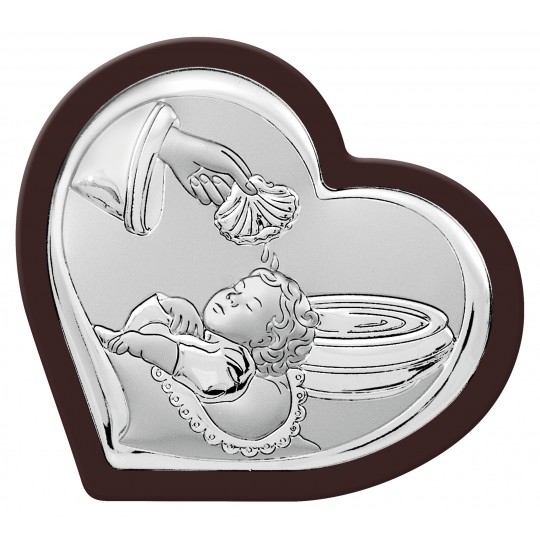 Ікона срібна Таїнство Хрещення