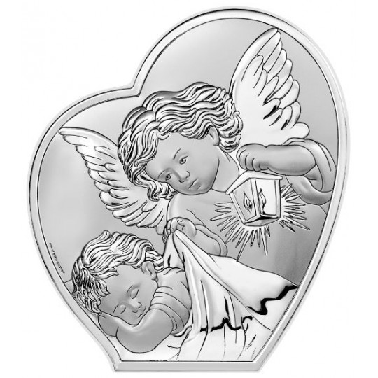 Ікона срібна Ангел Охоронець