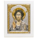 Ікона срібна Спаситель