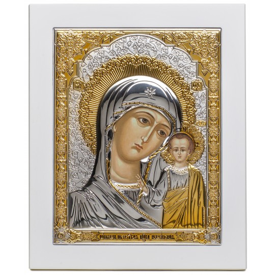 Ікона срібна Казанська Богородиця