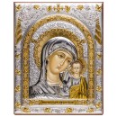 Ікона срібна Казанська Богородиця