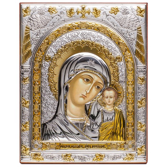 Ікона срібна Казанська Богородиця