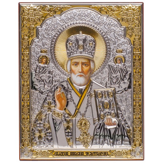 Ікона срібна Святий Миколай