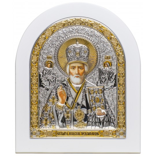 Ікона срібна Святий Миколай