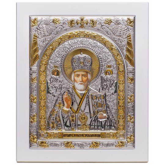 Ікона срібна Святий Миколай