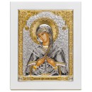 Ікона срібна Семистрільна Богородиця