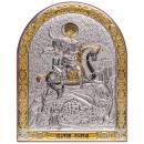 Ікона срібна Святий Георгій